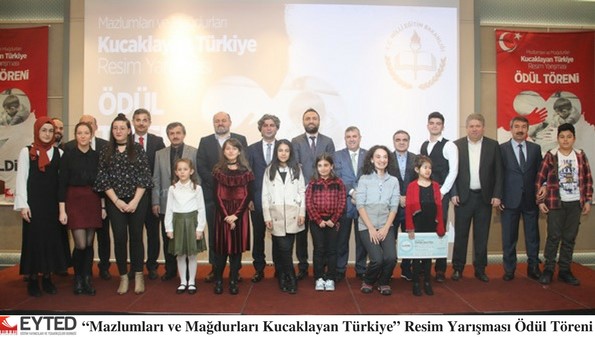 “Mazlumları ve Mağdurları Kucaklayan Türkiye” Resim Yarışması Ödül Töreni